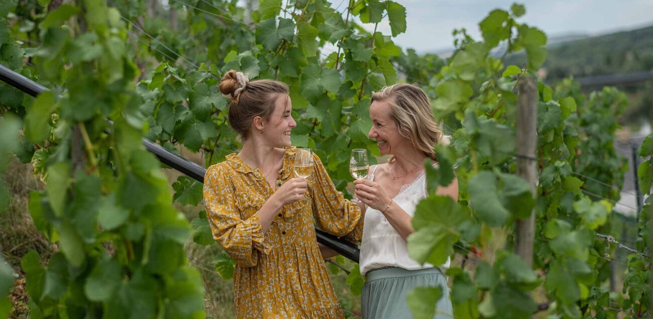 Weingenuss im Weinberg bei Freyburg