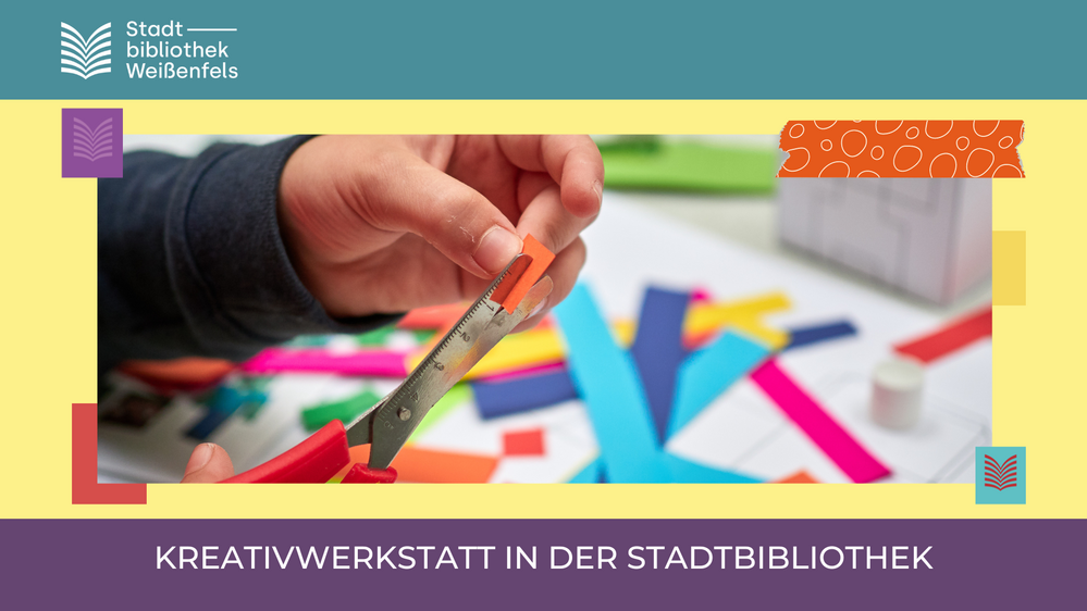 Kreativwerkstatt in der Stadtbibiliothek