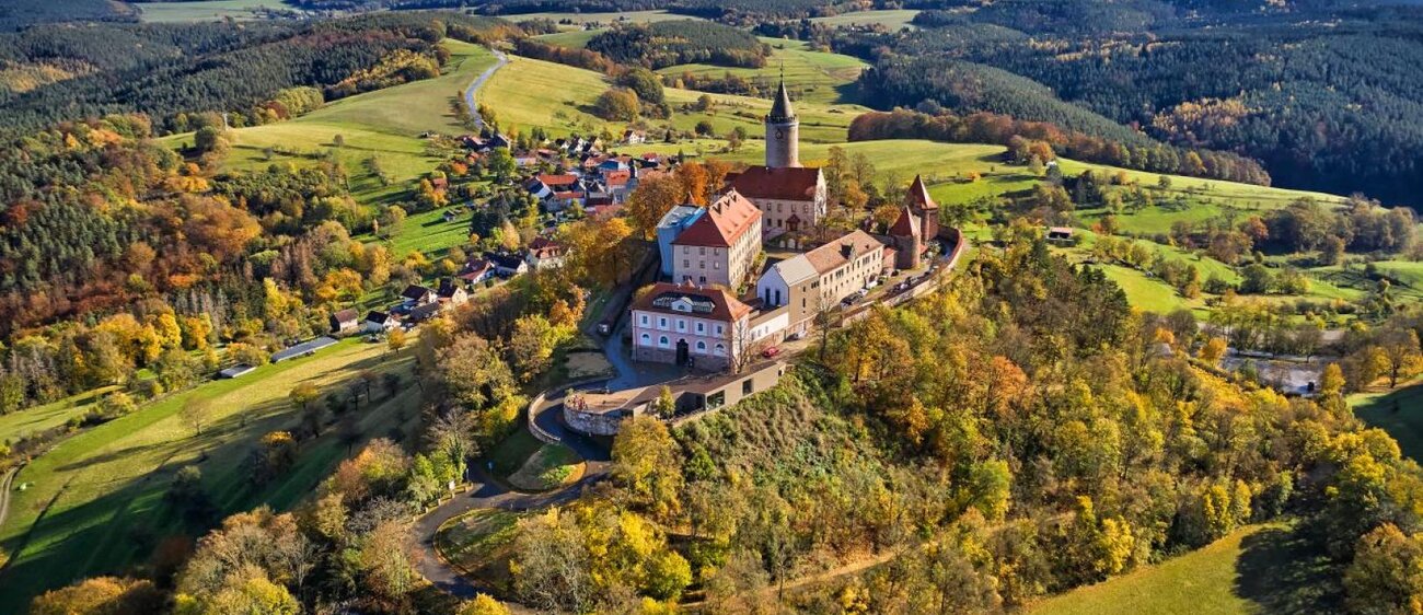 Leuchtenburg bei Seitenroda im Herbst