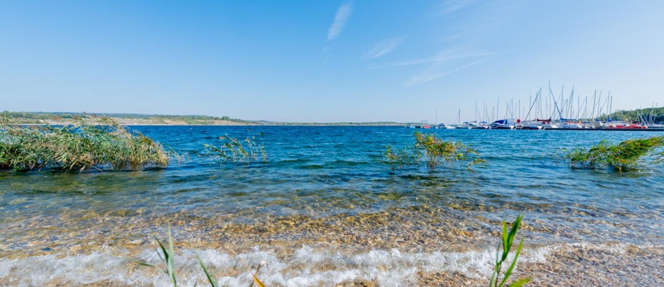 Blick auf den Geiseltalsee