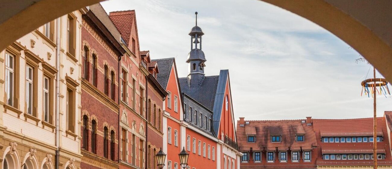 Die Marktpforte verbindet die historische Altstadt mit der Bachstraße