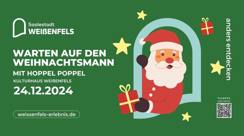 WARTEN AUF DEN WEIHNACHTSMANN mit Hoppel Poppel