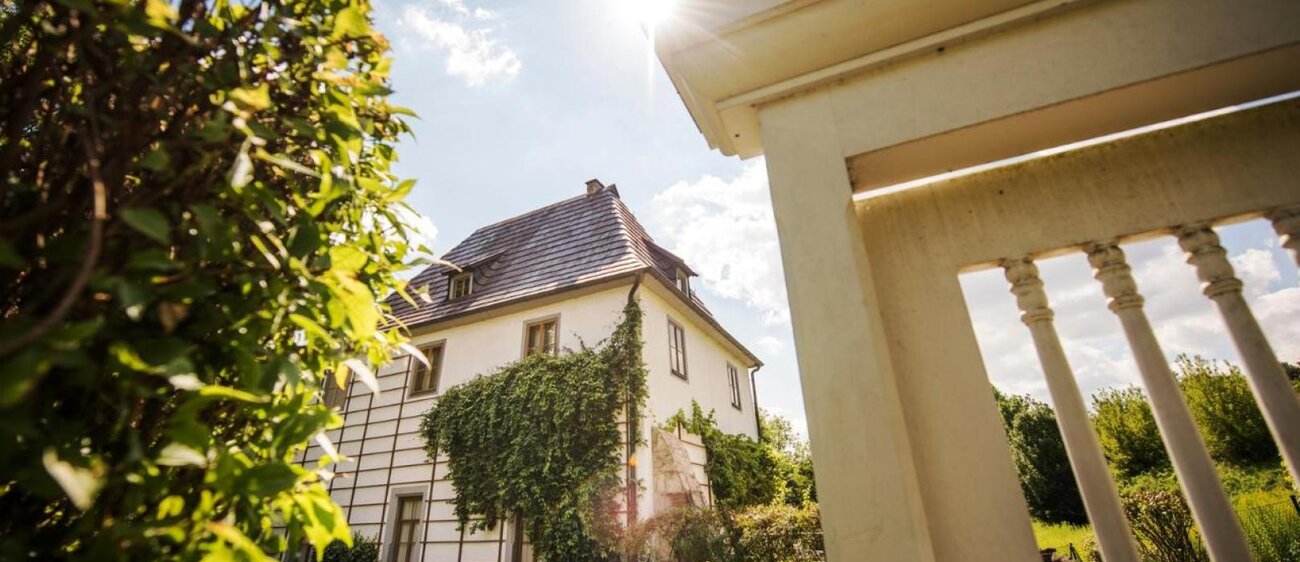 Im Kurpark von Bad Sulza steht das Goethe Gartenhaus II.