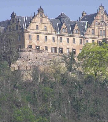 Schloss Vitzenburg - Das schöne Schloss ist leider nicht öffentlich zugänglich.