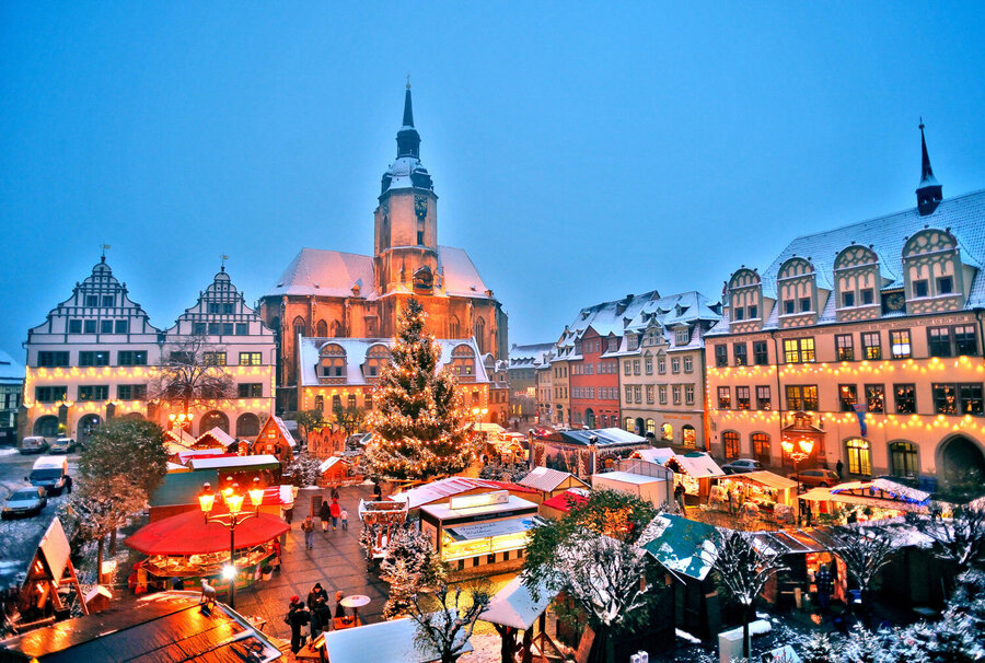 Weihnachtlliche Stimmung auf dem Weihnachtsmarkt Naumburg (c) Saale-Unstrut-Tourismus e.V., Falko Matte